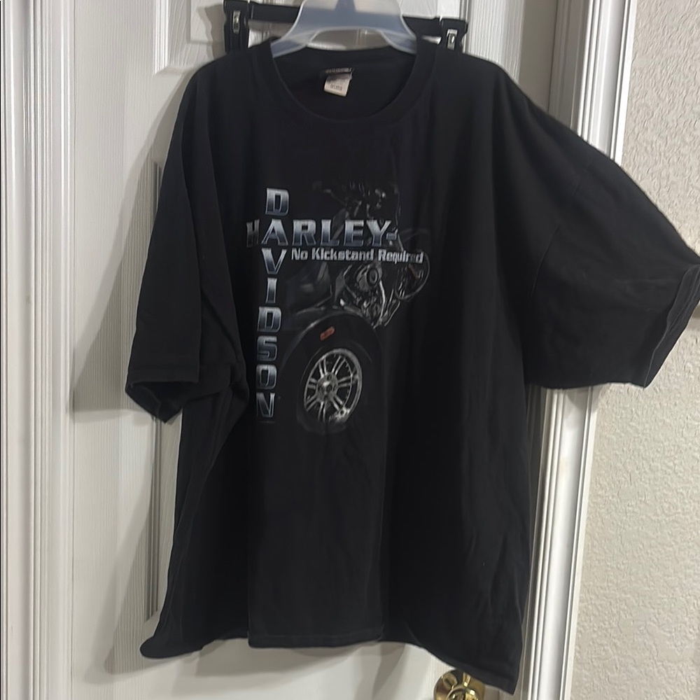 Harley-Davidson Black Tee with Motorcycle Graphic